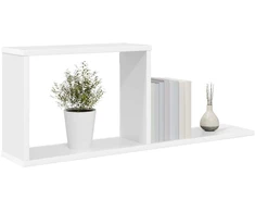 Plaukiojančios lentynos 2 pcs Balta 80 x 15 x 30 cm