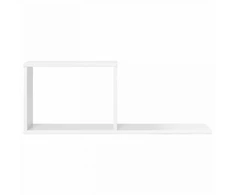 Plaukiojančios lentynos Balta 80 x 15 x 30 cm Apdirbta mediena