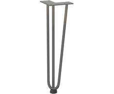 Kavos staliuko kojelės, 4 vnt., natūralus plienas, 42 cm, tvirtas plienas