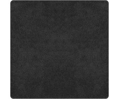 Neslystantis plaukuotas kilimas Tamsiai pilka 160 x 160 cm PP
