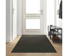 Durų kilimėlis Antracito ir juoda 120 x 400 cm 100% poliamidas
