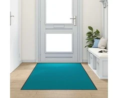 Durų kilimėlis Cianas ir Juodas 120 x 250 cm Poliamidas ir PVC