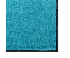 Durų kilimėlis Cianas ir Juodas 120 x 250 cm Poliamidas ir PVC