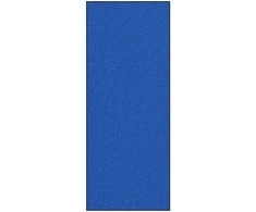 Durų kilimėlis Mėlyna ir juoda 120 x 300 cm 100% poliamidas