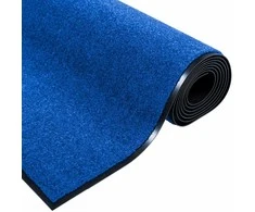 Durų kilimėlis Mėlyna ir juoda 120 x 300 cm 100% poliamidas