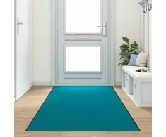 Durų kilimėlis Cianas ir Juodas 120 x 350 cm 100% poliamidas