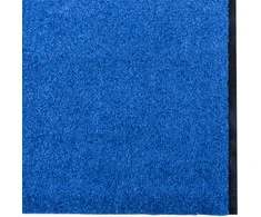 Durų kilimėlis Mėlyna ir juoda 120 x 400 cm 100% poliamidas