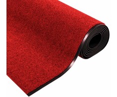 Durų kilimėlis Raudona ir Juoda 120 x 400 cm Poliamidas ir PVC