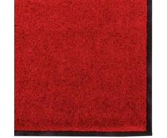 Durų kilimėlis Raudona ir Juoda 120 x 250 cm 100% poliamidas