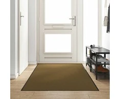 Durų kilimėlis Ruda ir juoda 120 x 300 cm Poliamidas ir PVC