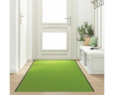 Durų kilimėlis Žalia ir juoda 120 x 400 cm 100% poliamidas