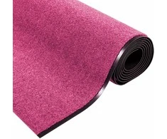 Durų kilimėlis Rožinė ir Juoda 120 x 400 cm Poliamidas ir PVC