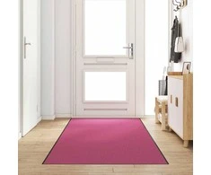 Durų kilimėlis Rožinė ir Juoda 120 x 400 cm Poliamidas ir PVC