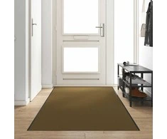 Durų kilimėlis Ruda ir juoda 120 x 350 cm Poliamidas ir PVC