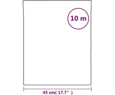 Plėvelė nuo saulės karščio, sidabrinės spalvos, 45x1000cm, PVC