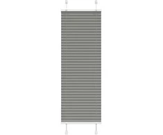 Plisuota žaliuze antracitas 40x100 cm audinio plotis 39,4 cm