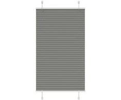 Plisuota žaliuze antracitas 80x150 cm audinio plotis 79,4 cm