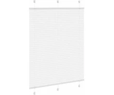 plisuota žaliuze balta 110x150 cm audinio plotis 109,4 cm