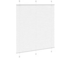 plisuota žaliuze balta 120x100 cm audinio plotis 119,4 cm