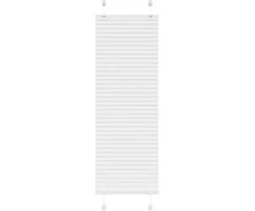 plisuota žaliuze balta 40x100 cm audinio plotis 39,4 cm