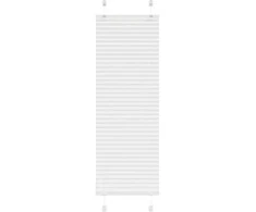 plisuota žaliuze balta 45x100 cm audinio plotis 44,4 cm
