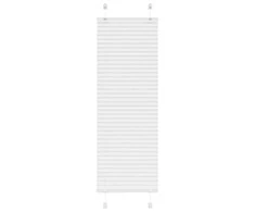 Plisuota žaliuze balta 45x150 cm audinio plotis 44,4 cm