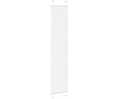 plisuota žaliuze balta 45x200 cm audinio plotis 44,4 cm