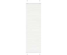 plisuota žaliuze balta 55x200 cm audinio plotis 54,4 cm