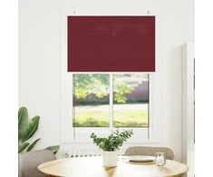 Plisuota žaliuze Bordo raudona 100x150 cm Audinio plotis 99,4cm