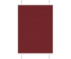 Plisuota žaliuze Bordo raudona 100x150 cm Audinio plotis 99,4cm