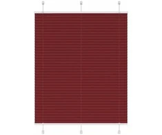 Plisuota žaliuze Bordo raudona 105x100 cm Audinio plotis
