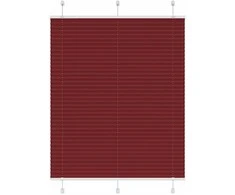 Plisuota žaliuze Bordo raudona 105x150 cm Audinio plotis