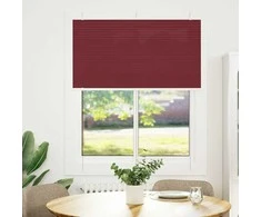 Plisuota žaliuze Bordo raudona 105x150 cm Audinio plotis