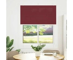 Plisuota žaliuze Bordo raudona 110x150 cm Audinio plotis