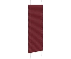 Plisuota žaliuze Bordo raudona 40x150 cm Audinio plotis 39,4 cm