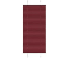 Plisuota žaliuze Bordo raudona 60x150 cm Audinio plotis 59,4 cm