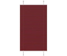 Plisuota žaliuze Bordo raudona 70x150 cm Audinio plotis 69,4 cm