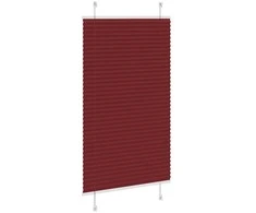 Plisuota žaliuze Bordo raudona 70x150 cm Audinio plotis 69,4 cm