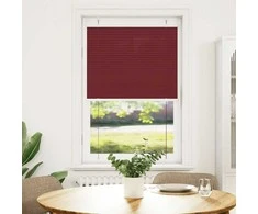 Plisuota žaliuze Bordo raudona 75x150 cm Audinio plotis 74,4 cm