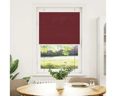 Plisuota žaliuze Bordo raudona 80x150 cm Audinio plotis 79,4 cm