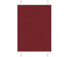 Plisuota žaliuze Bordo raudona 95x150 cm Audinio plotis 94,4 cm