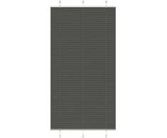Plisuota žaliuze juoda 100x200 cm audinio plotis 99,4 cm