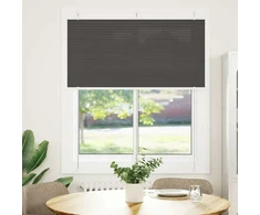 Plisuota žaliuze juoda 115x150 cm audinio plotis 114,4 cm