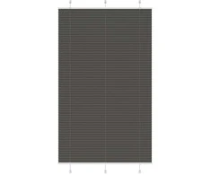Plisuota žaliuze juoda 115x200 cm audinio plotis 114,4 cm