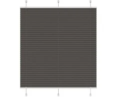 plisuota žaliuze juoda 120x100 cm audinio plotis 119,4 cm