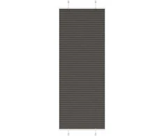 Plisuota žaliuze juoda 80x200 cm audinio plotis 79,4 cm
