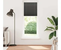 Plisuota žaliuze juoda 80x200 cm audinio plotis 79,4 cm