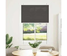 Plisuota žaliuze juoda 85x150 cm audinio plotis 84,4 cm