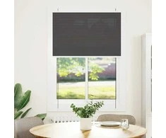 Plisuota žaliuze juoda 90x150 cm audinio plotis 89,4 cm