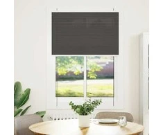Plisuota žaliuze juoda 95x100 cm audinio plotis 94,4 cm